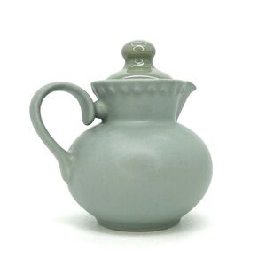 Vintage Dansk Rondure Creamer Pitcher Sage Green Made in Japan New NWT